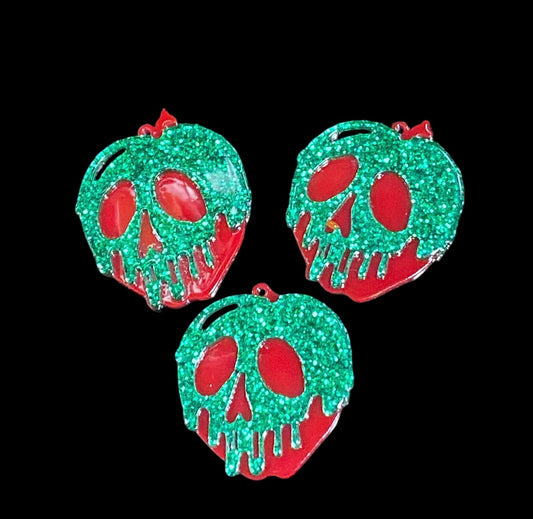Jumbo Poison Apple charm prize bath bomb - Charming Cheshire, banana cream pie