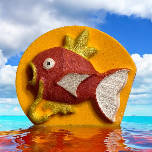 Pokémon prize Magikarp bath bomb - Charming Cheshires, berries, champagne