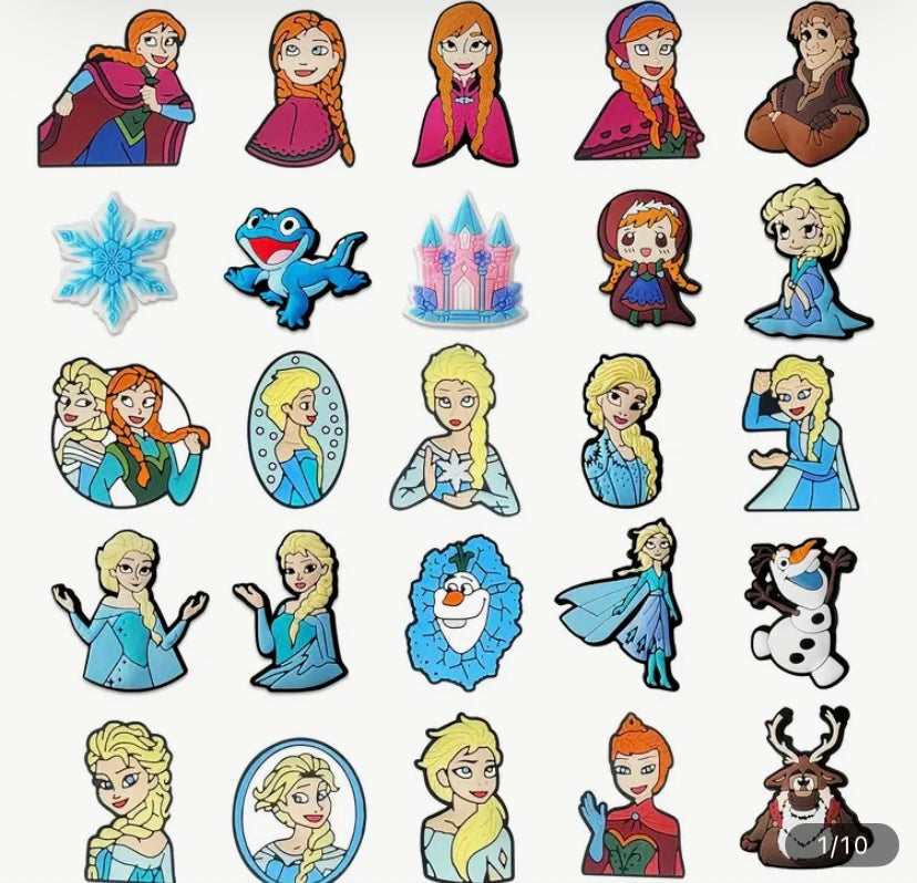 Frozen Elsa shoe charm prize bath bomb - Charming Cheshire, Ocean Air, Citrus Zest, Jasmine, Violet petals