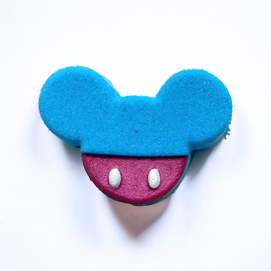 Toy prize Mickey bath bomb - Charming Cheshire, blueberry, oud, bergamot orange granite