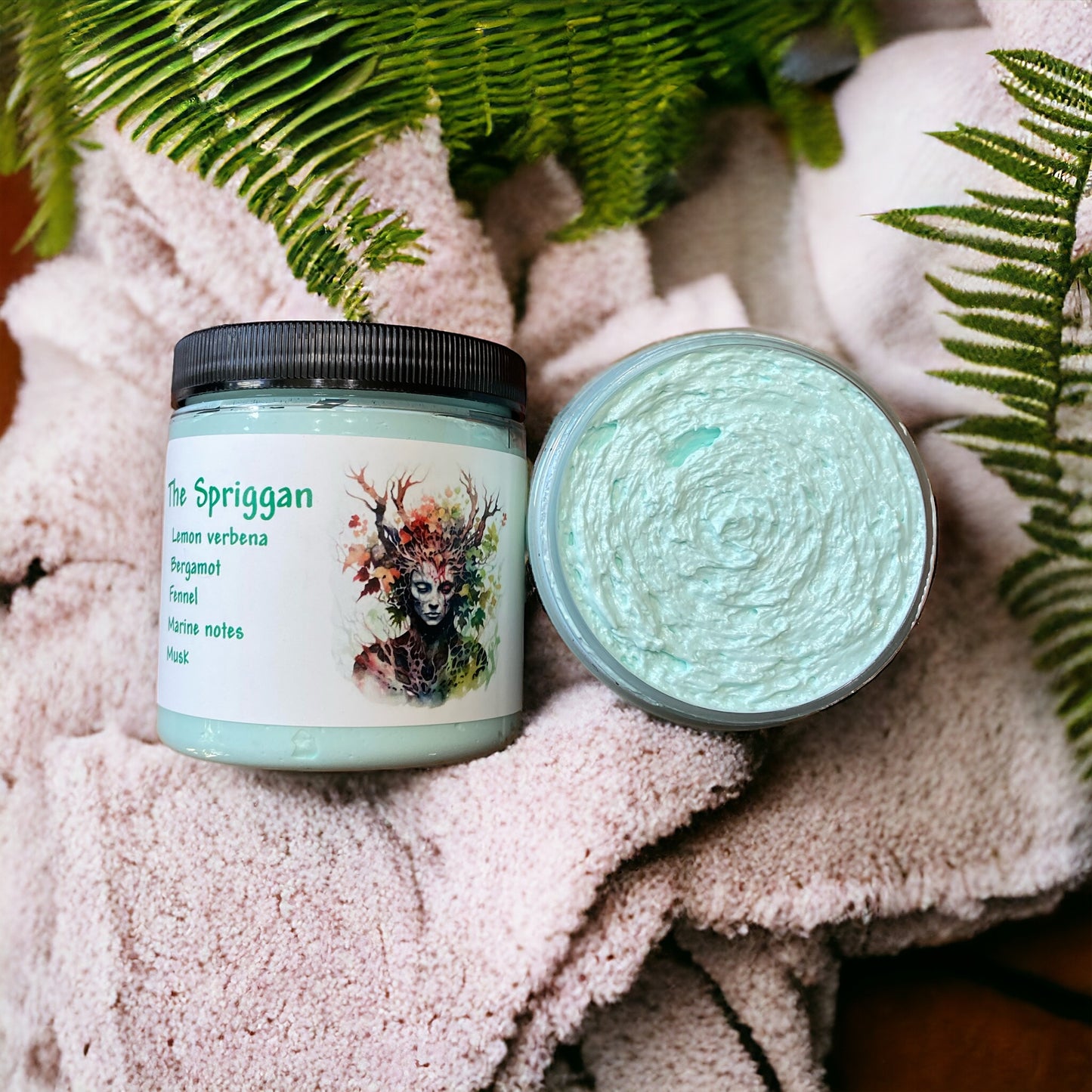 The Spriggan whipped soap - charming Cheshire, lemon verbena, bergamot, fennel, marine notes, musk