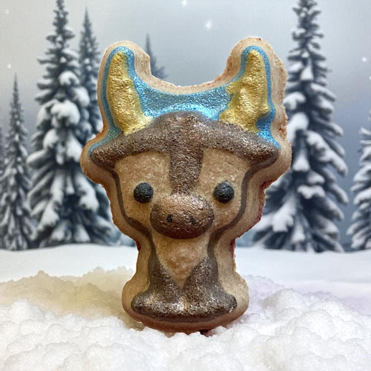 Frozen Sven shoe charm prize bath bomb - Charming Cheshire, fire roasted marshmallows