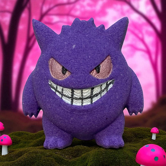 Pokémon prize Gengar bath bomb - Charming Cheshire, apple, jasmine