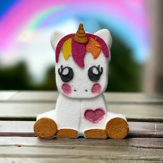 Toy prize Shy Unicorn bath bomb - Charming Cheshire, my little pony toy, fruit loops