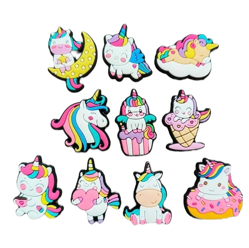 Holiday Unicorn shoe charm prize bomb - Charming Cheshire, Cranberry, apple, plum, winterberry, winter air, jasmine petals, Evergreen, vanilla, musk