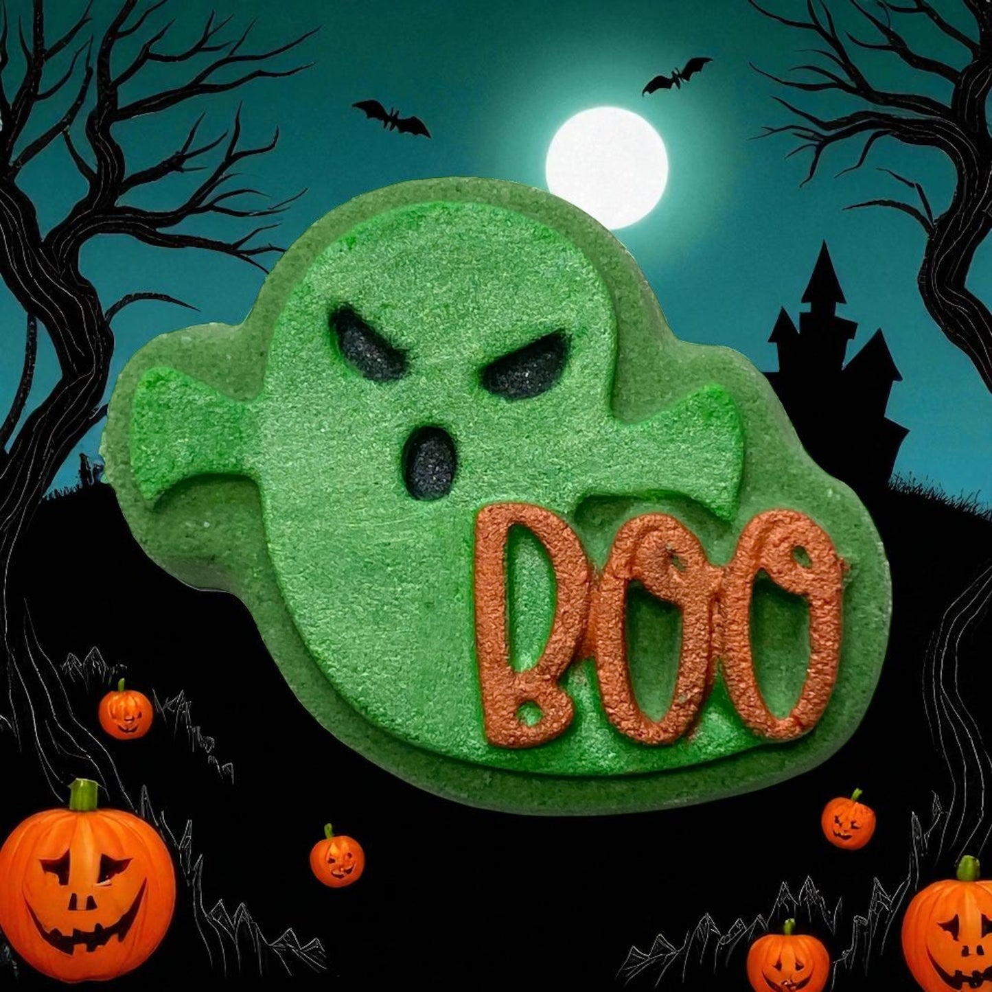 Oops! Boo! shoe charm prize bath bomb - Charming Cheshire, bergamot, blackberry, peony, honeysuckle, white woods, golden amber, musk