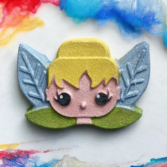 Tinkerbell charm prize bath bomb - Charming Cheshire, guava, orange, peach, warm vanilla