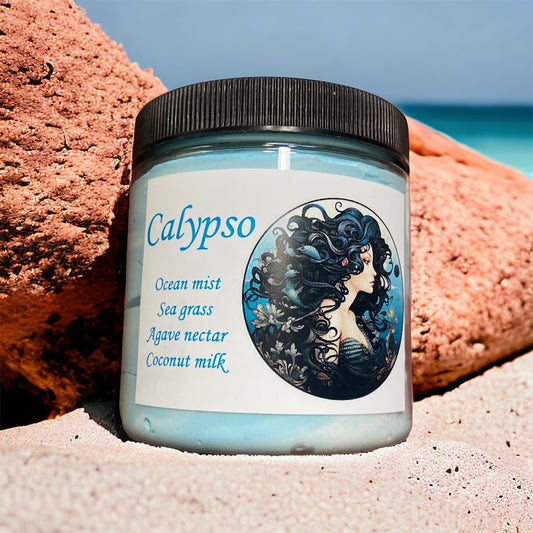 Calypso whipped soap - ocean, agave, coconut, sea grass, charming Cheshire