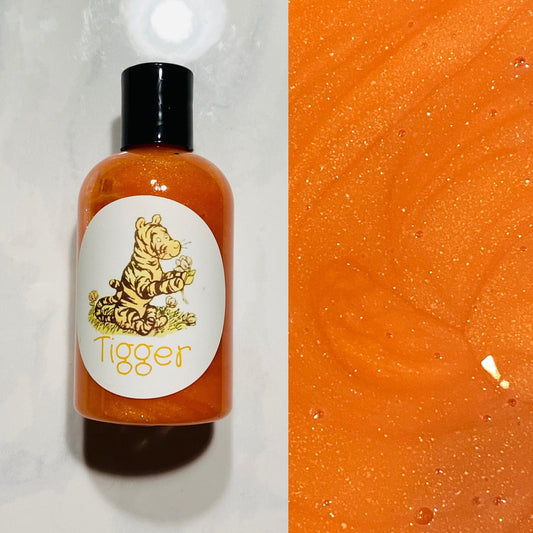 Tigger shower gel body wash regular size - orange, cognac