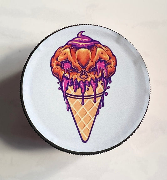I-Scream Cone foaming sugar scrub - charming Cheshire, waffle cone, vanilla, caramel, cream