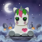 Shy Unicorn charm prize bath bomb - Charming Cheshire, cherry lemonade
