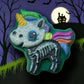 Skeleton Unicorn shoe charm prize bath bomb - Charming Cheshire, bergamot, blackberry, peony, honeysuckle, white woods, golden amber, musk