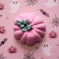 Pink pumpkin shoe charm prize bath bomb - Charming Cheshire, pink bubble gum
