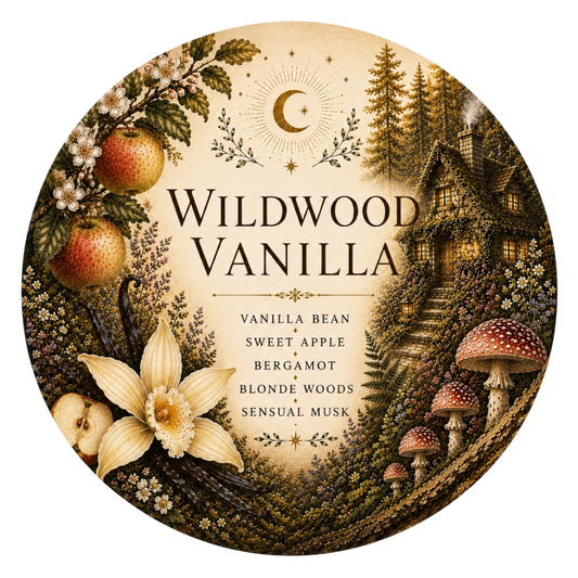 Wildwood Vanilla - Charming Cheshires, vanilla bean, sweet apple, bergamot, blonde woods, sensual musk
