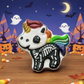 Skeleton Unicorn shoe charm prize bath bomb - Charming Cheshire, chamomile, sweetgrass, pear, warm amber, cypress, vanilla bean, violet petal