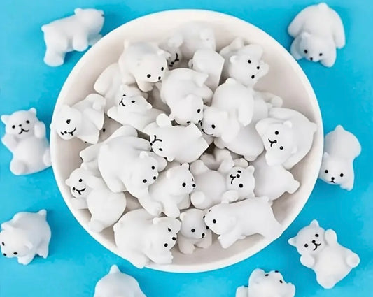 Happy bear charm prize bath bomb - Charming Cheshire, fire roasted marshmallows