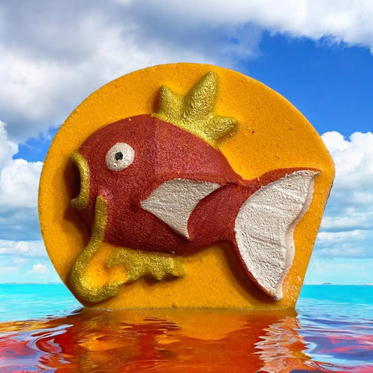 Pokémon prize Magikarp bath bomb - Charming Cheshires, toy, Strawberry, raspberry, sweet cream, rum, agave