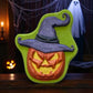 Witch pumpkin charm prize bath bomb - Charming Cheshire, apple, peach, melon, delicate white flower