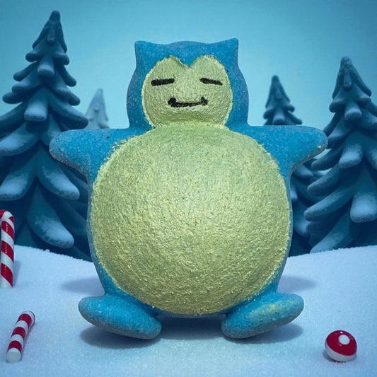 Pokémon prize Snorlax bath bomb - Charming Cheshires, sour patch kids