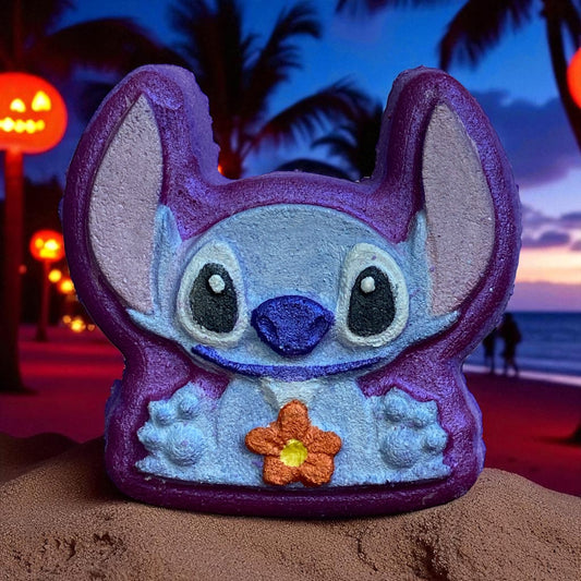 Stitch charm prize bath bomb - Charming Cheshire, peach, apple, magnolia