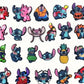 Stitch charm prize bath bomb - Charming Cheshire, mandarins, passionfruit, tropical blooms, bamboo