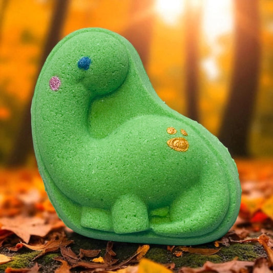 Brontosaurus buddy toy prize bath bomb - Charming Cheshire, Pineapple, watermelon, lemonade