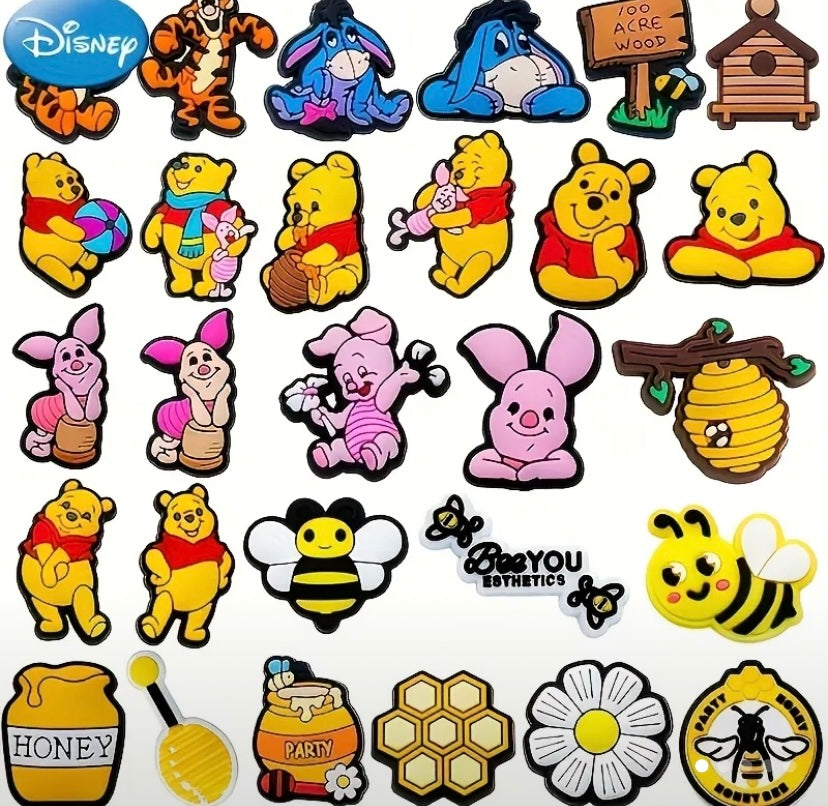 Pooh bear charm prize bath bomb - Charming Cheshire, Apple, pear, fresh greens