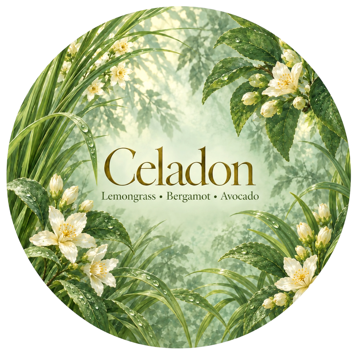Celadon - Charming Cheshires, lemongrass, bergamot, avocado