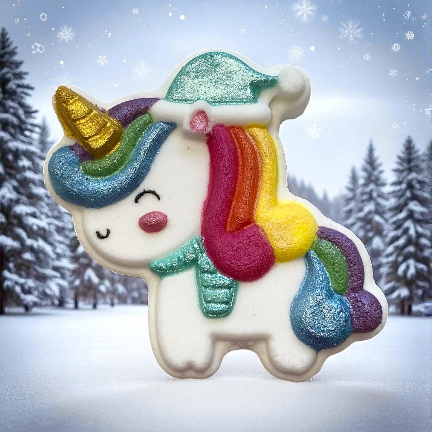 Holiday Unicorn shoe charm prize bomb - Charming Cheshire, Cotton blossom, citrus, coconut, dry wood
