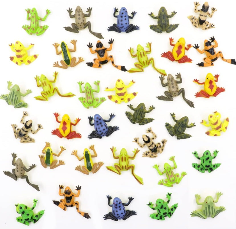 Pretty poison frog toy prize bath bomb - Charming Cheshire, apple, peach, melon, delicate white flower