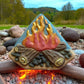 Bonfire bliss charm prize bath bomb - Charming Cheshire, fire roasted marshmallows