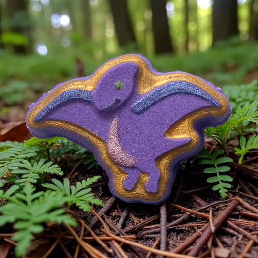 Pterodactyl buddy toy prize bath bomb - Charming Cheshire, grapefruit, mint