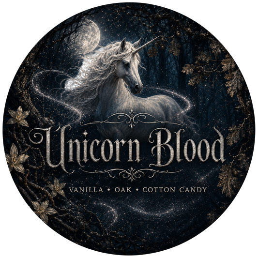 Unicorn Blood - Charming Cheshires, cotton candy, vanilla, oak
