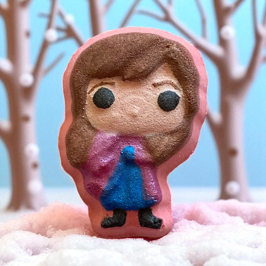 Frozen Anna shoe charm prize bath bomb - Charming Cheshire, almond, cream, cherry
