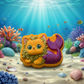 Merkitty charm prize bath bomb - Charming Cheshire, ozone, green plants, salty marine, jasmine, geranium