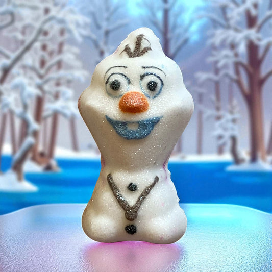 Frozen Olaf shoe charm prize bath bomb - Charming Cheshire, Cotton blossom, citrus, coconut, dry wood