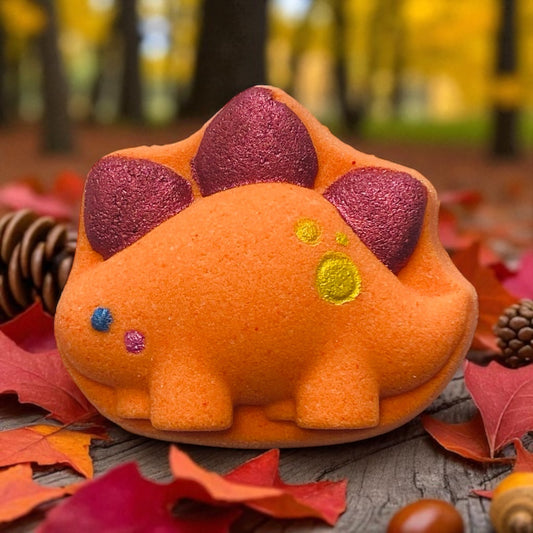 Stegosaurus buddy toy prize bath bomb - Charming Cheshire, Pineapple, watermelon, lemonade