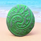 Heart of Te Fiti shell bracelet prize bath bomb - Charming Cheshire, blueberry waffles