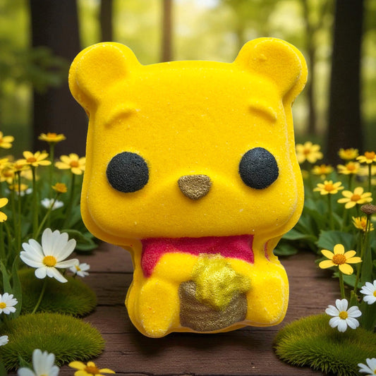Pooh bear charm prize bath bomb - Charming Cheshire, Apple, pear, fresh greens