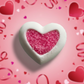 Salty but sweet heart prize bath bomb - Charming Cheshire, Tangerine, cherry, peach, strawberry, spice, florals