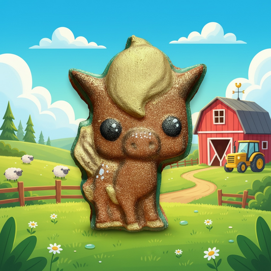 Happy pony charm prize bath bomb - Charming Cheshire, lemon, orange, lily, verbena, mint, soft musk