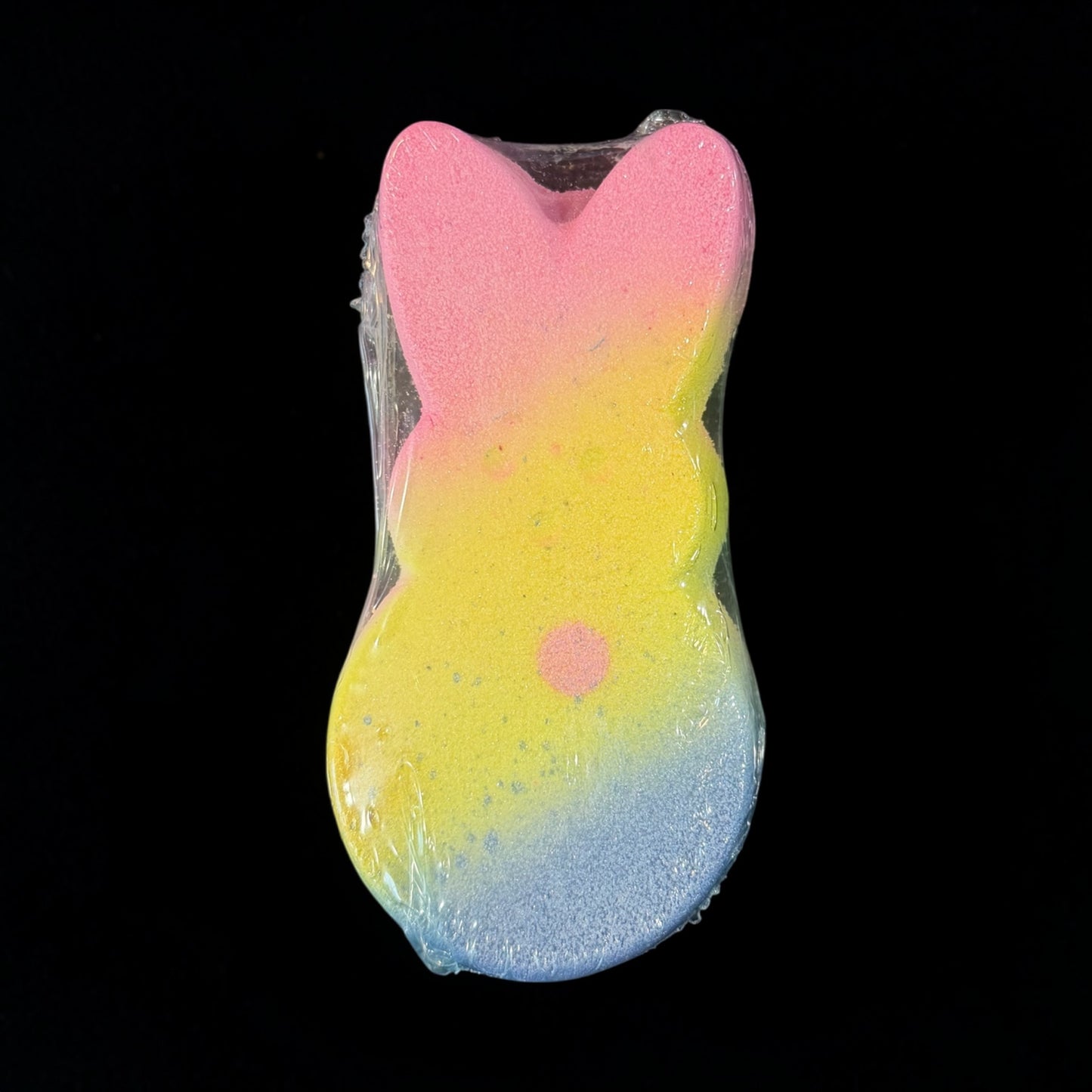 Oops!! Peep bunny charm prize bath bomb - Charming Cheshire, sea spray, citrus, beach blossoms, sea grass, driftwood