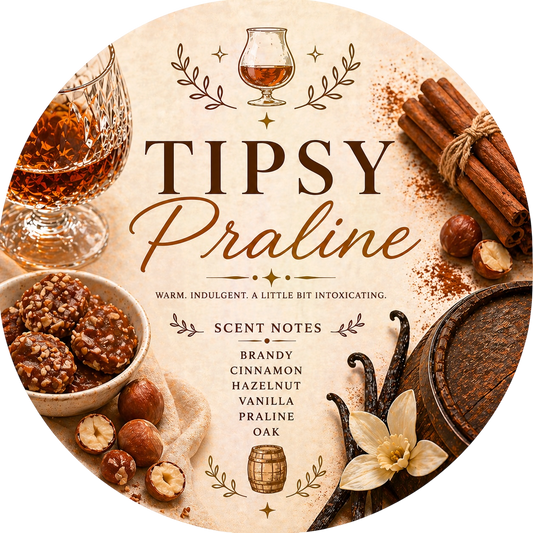 Tipsy Praline - Charming Cheshires, Brandy, Cinnamon, Hazelnut, Vanilla, Praline, Oak