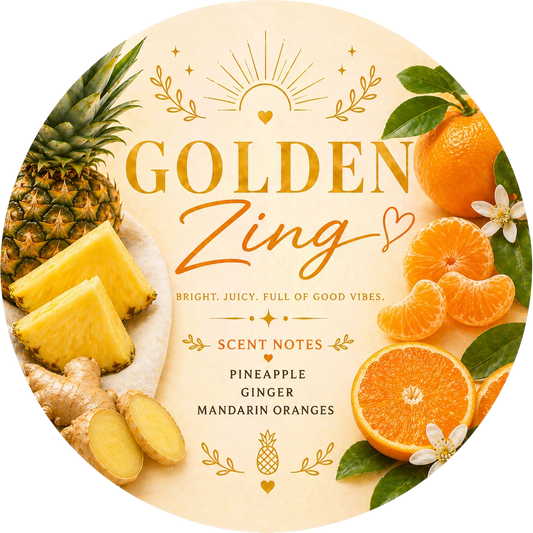 Golden Zing - Charming Cheshires, pineapple, ginger, mandarin oranges