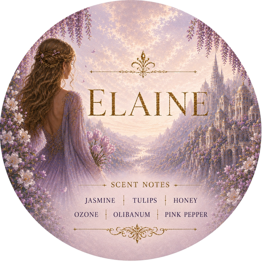 Elain: Garden of Dreams - Charming Cheshires, Jasmine, Tulips, Honey, Ozone, Olibanum, Pink Pepper, acotar