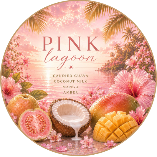 Pink Lagoon - Charming Cheshires, Candied Guava, Coconut Milk, Mango, Amber