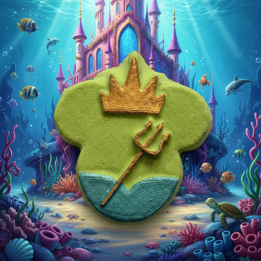 MerMickey shoe charm prize bath bomb - Charming Cheshire, Agave nectar, grapefruit, mandarin, tangerine, lime, peach